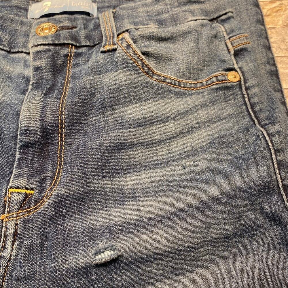 Sz 24- 7 For All Mankind jeans - Picture 5 of 9